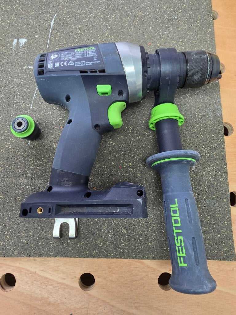 Festool boor/schroefmachine, Ophalen of Verzenden, Zo goed als nieuw, 600 watt of meer, Boor- en Schroefmachine