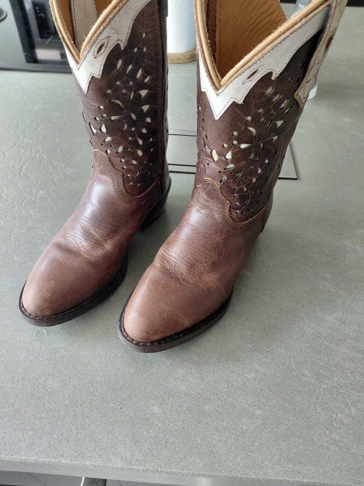 Moonrise Iza lederen cowboy laarzen maat 33, Moonrise, Ophalen of Verzenden, Laarzen, Zo goed als nieuw