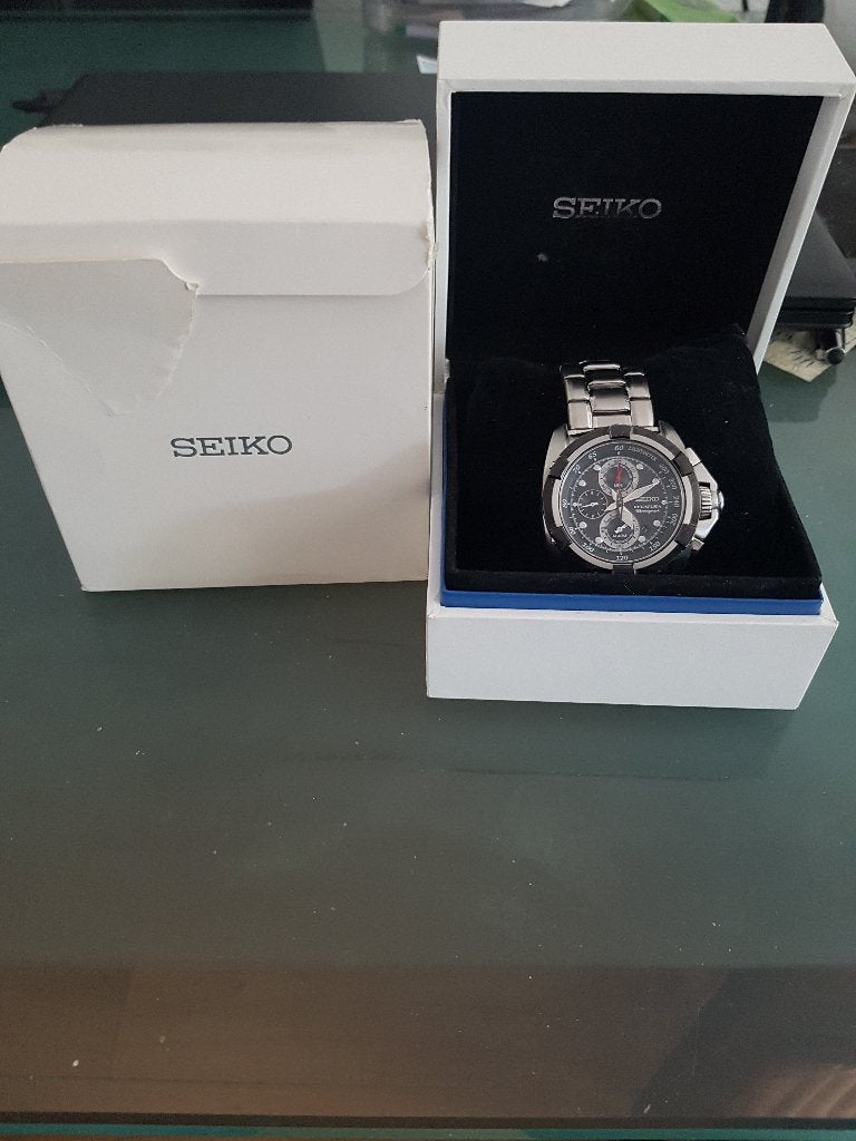 seiko velatura, Ophalen, Staal, Polshorloge, Zo goed als nieuw