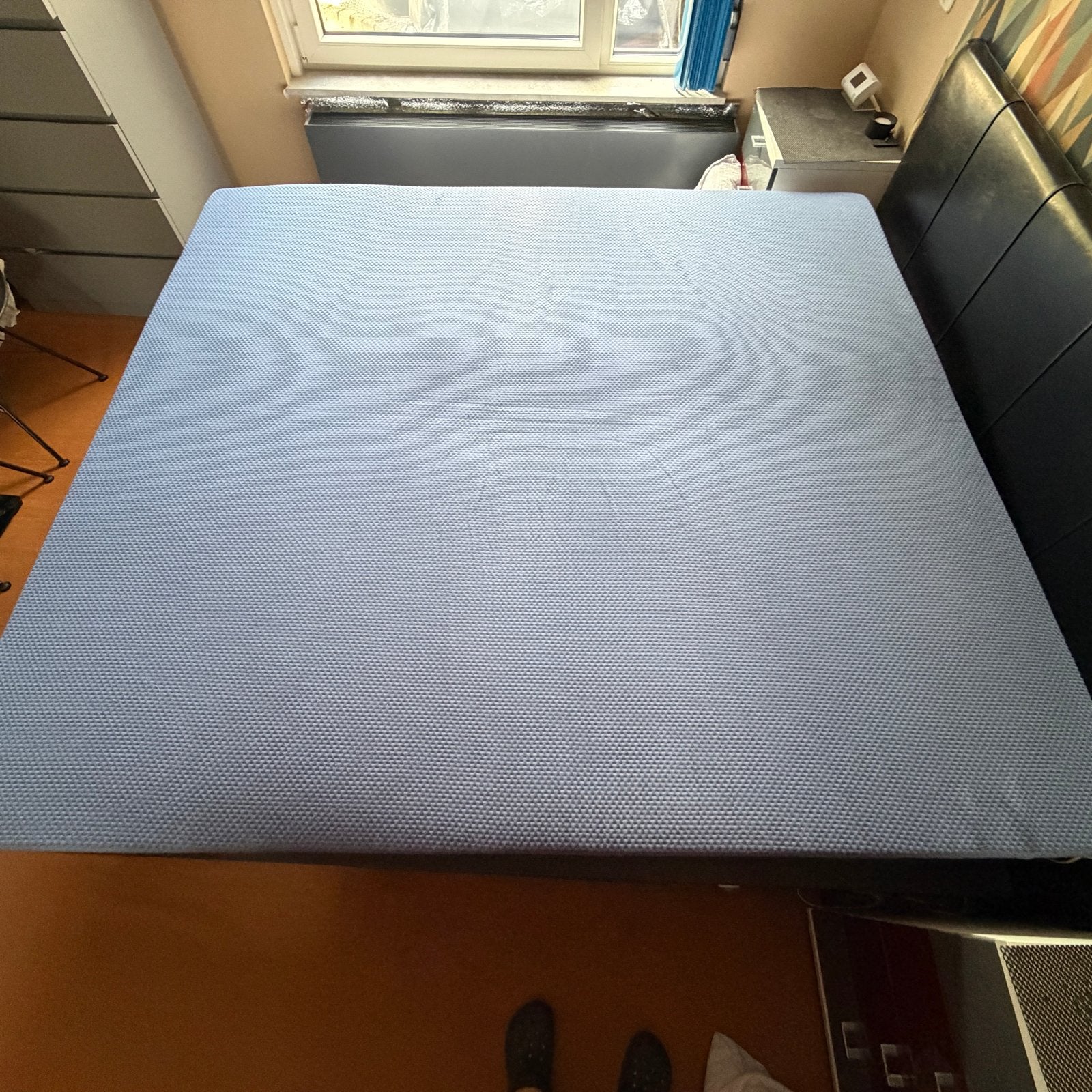 Wemk Memory Foam Matras Topper 180x200x5 cm, Gebruikt, Tweepersoons, Ophalen of Verzenden, Matras