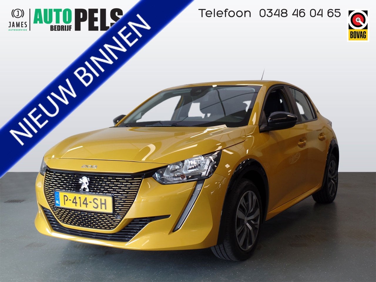 Peugeot e-208 EV Active 50 kWh, SOH 91%, Clima controle, App, Auto's, Peugeot, Parkeersensor, Gebruikt, 1430 kg, Te koop