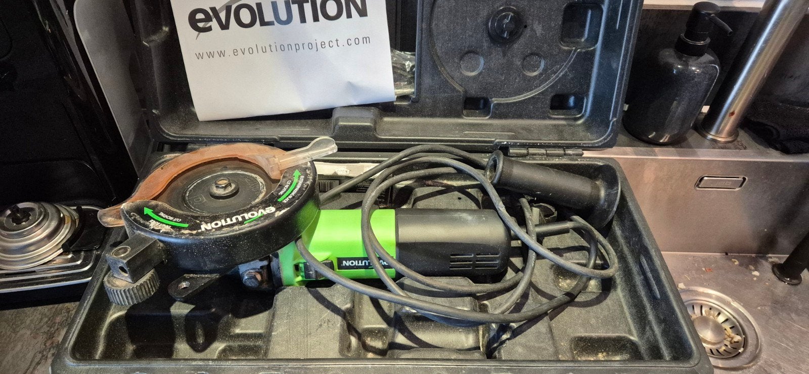 Evolution Fury Cirkelzaag - Krachtige Zaag, Ophalen, Evolution, Gebruikt, Cirkelzaag