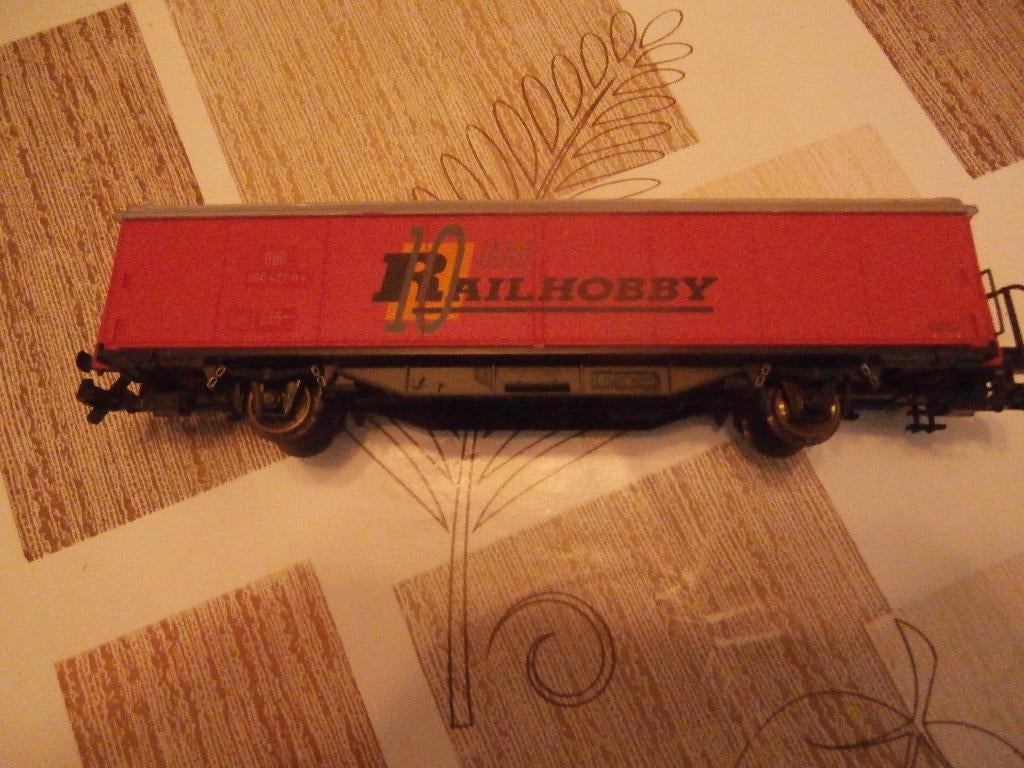 Fleischmann railhobby reclame wagon, Hobby en Vrije tijd, Modeltreinen | H0, Gelijkstroom, Fleischmann, Wagon, Ophalen of Verzenden