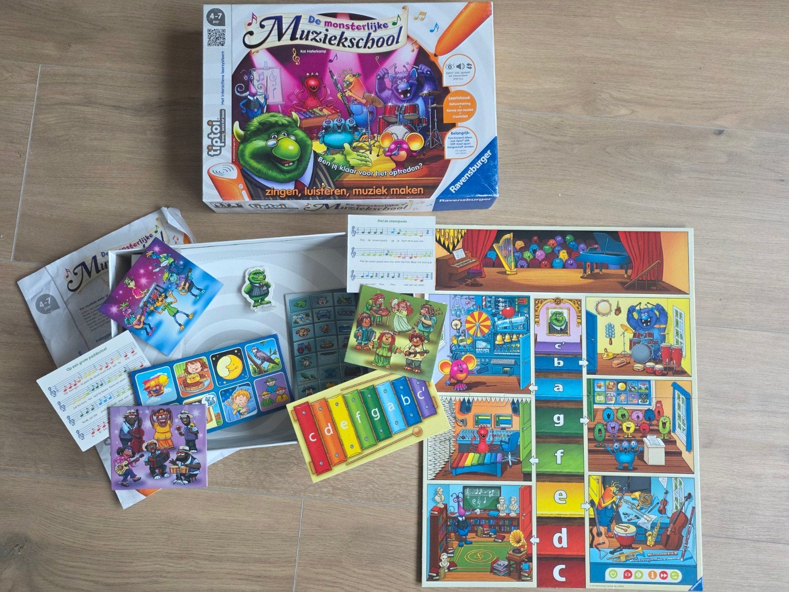 Tiptoi - De muziekschool, Kinderen en Baby's, Speelgoed | Educatief en Creatief, Ophalen of Verzenden, Zo goed als nieuw, Puzzelen
