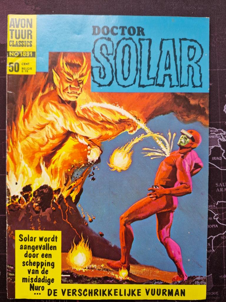 Doctor Solar: De Verschrikkelijke Vuurman - Avon Classics, Eén stripboek, Ophalen of Verzenden, Gelezen