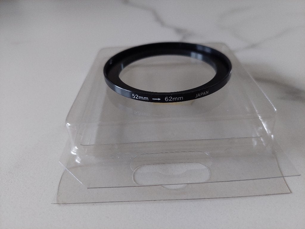 506 - Step-Up verloopring 52 naar 62 mm. - Nieuw, Overige typen, Nieuw, Ophalen of Verzenden, Hama