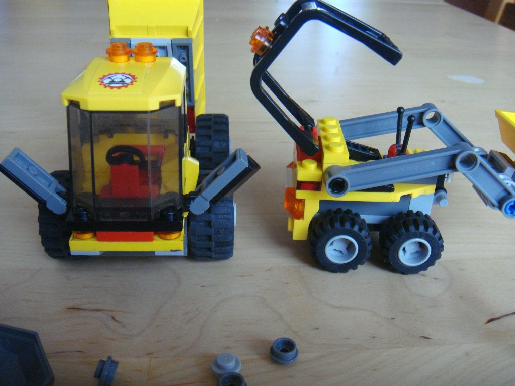 Lego City 4201 Kiepwagen met Laadschop compleet ZGAN, City, Lego, Ophalen of Verzenden, Zo goed als nieuw