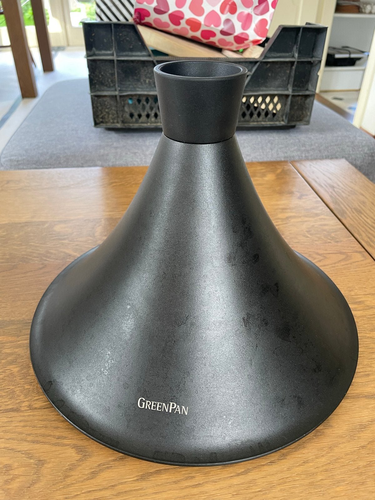 GreenPan Tajine Deksel - Zwart, Ophalen of Verzenden, Zo goed als nieuw