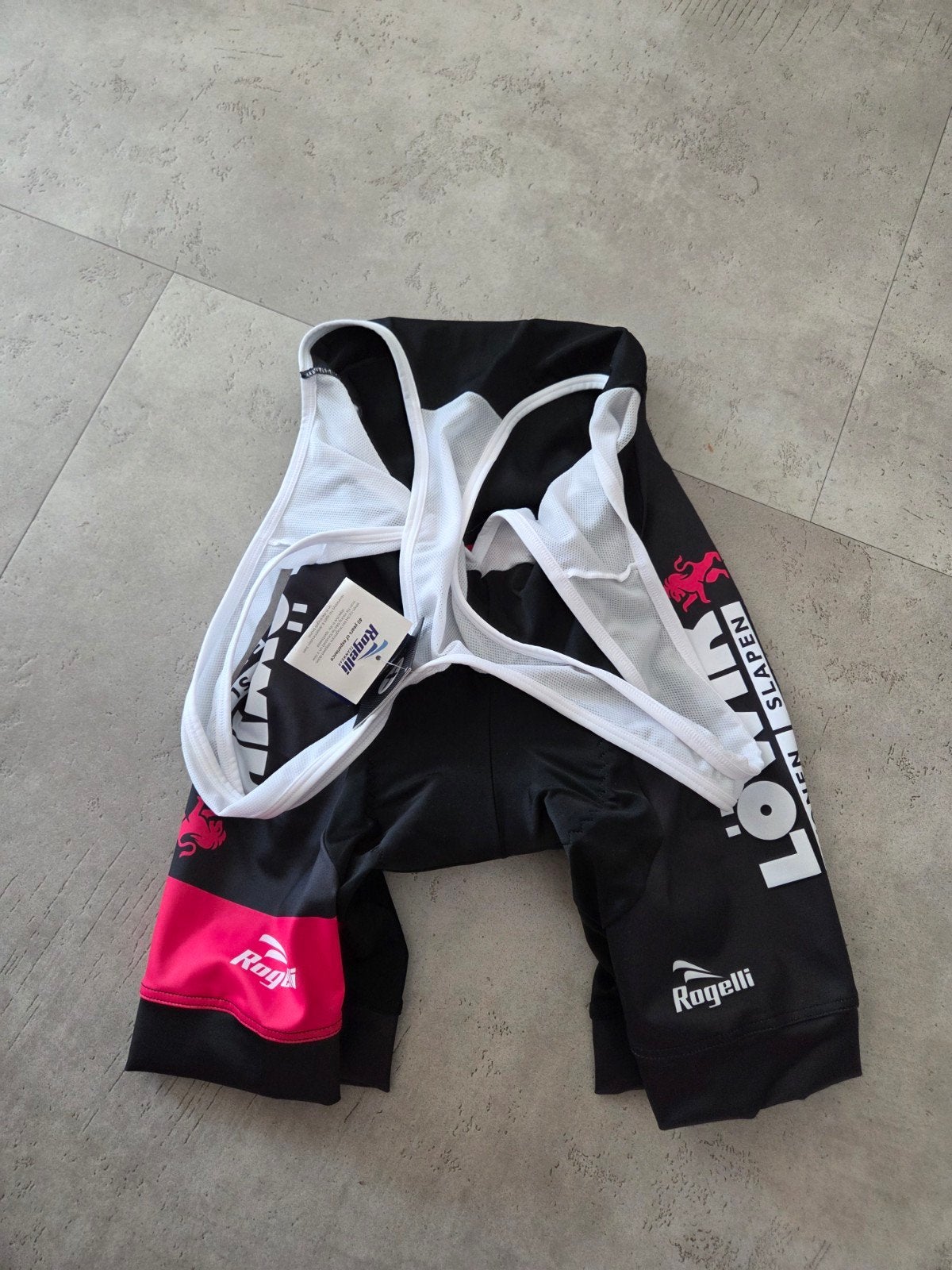 Nieuwe Rogelli fietsbroek met bretels - Zwart/Roze, Ophalen of Verzenden, Nieuw