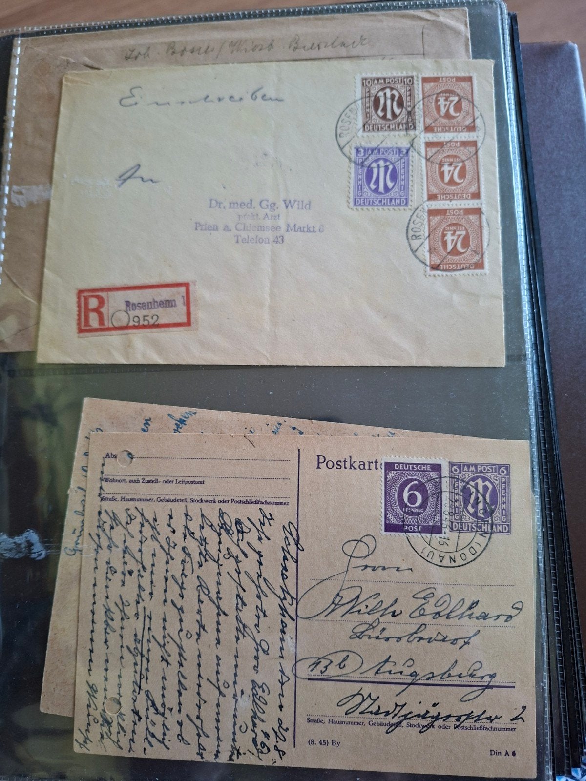 Mooie partij brieven Duitsland AM post, deel 1, Postzegels en Munten, Postzegels | Volle albums en Verzamelingen, Verzenden, Buitenland