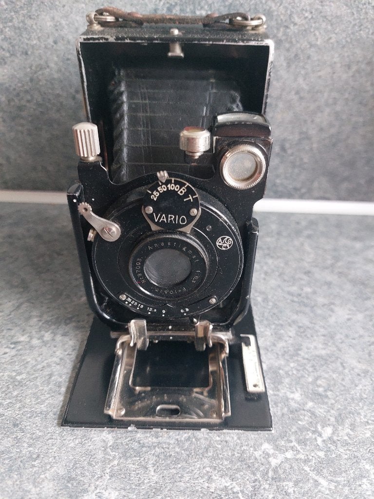 Antieke Kochmann Enolde klapcamera (11), Ophalen of Verzenden, Voor 1940, Fototoestel