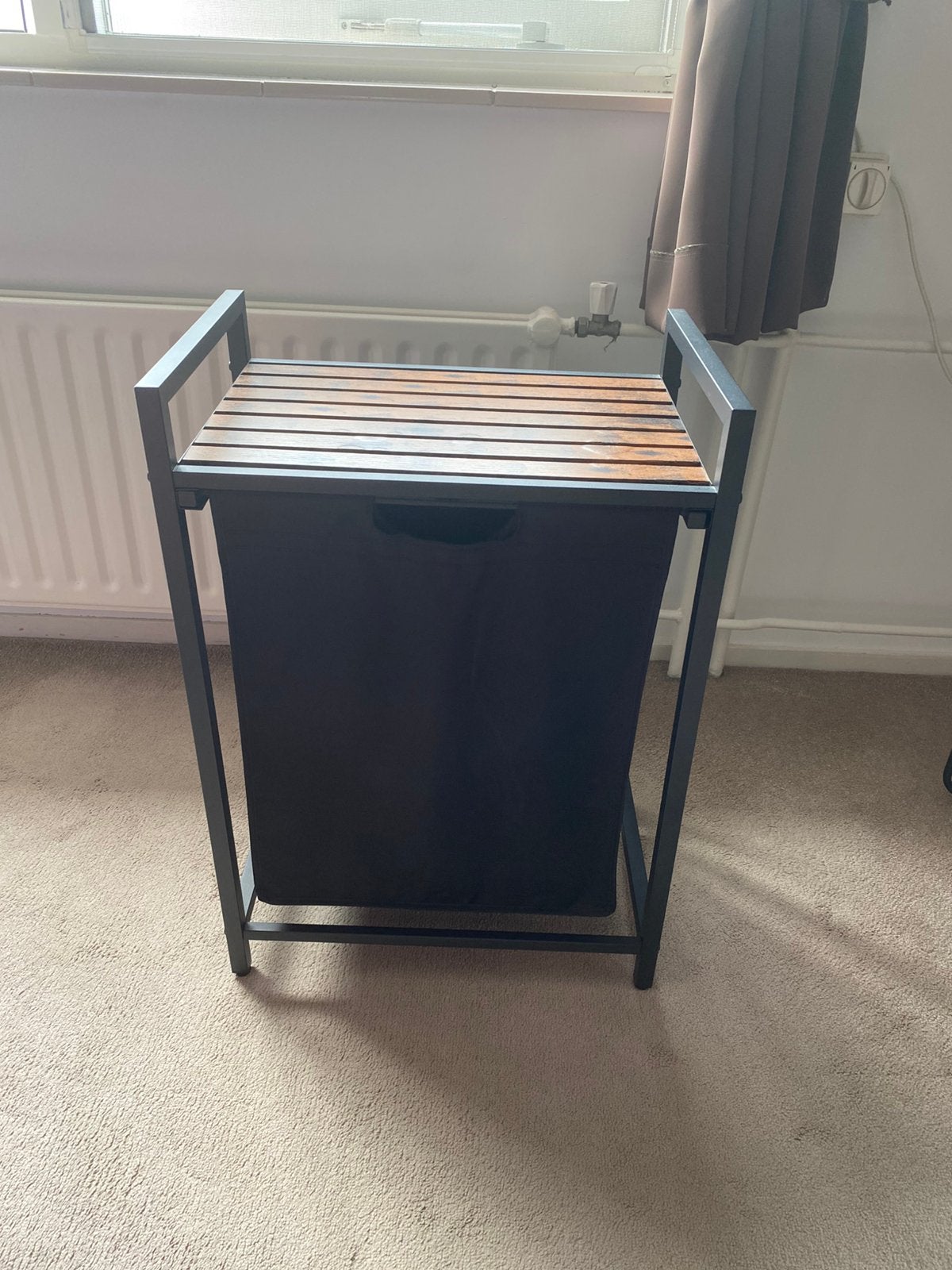 Wasmand, Ophalen of Verzenden, Zo goed als nieuw, Zwart, Wasmand