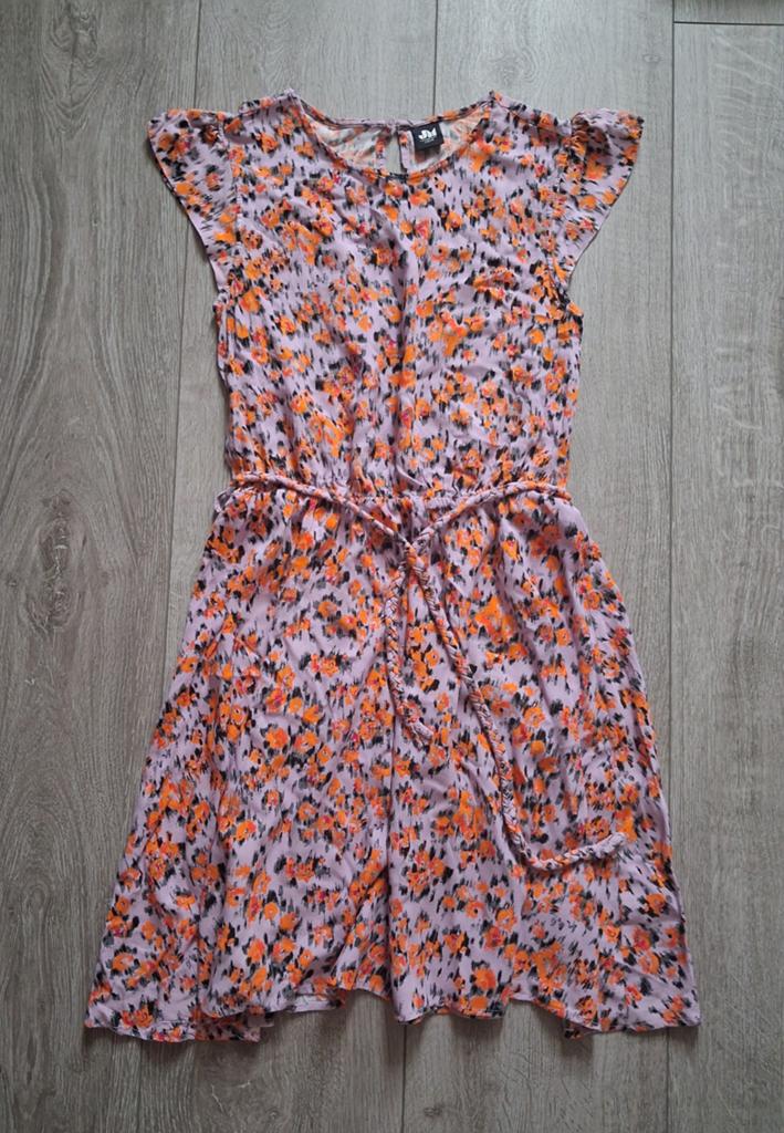 Zomers jurkje met ceintuur, Kinderen en Baby's, Kinderkleding | Maat 170, Meisje, Ophalen of Verzenden, Zo goed als nieuw, Jurk of Rok
