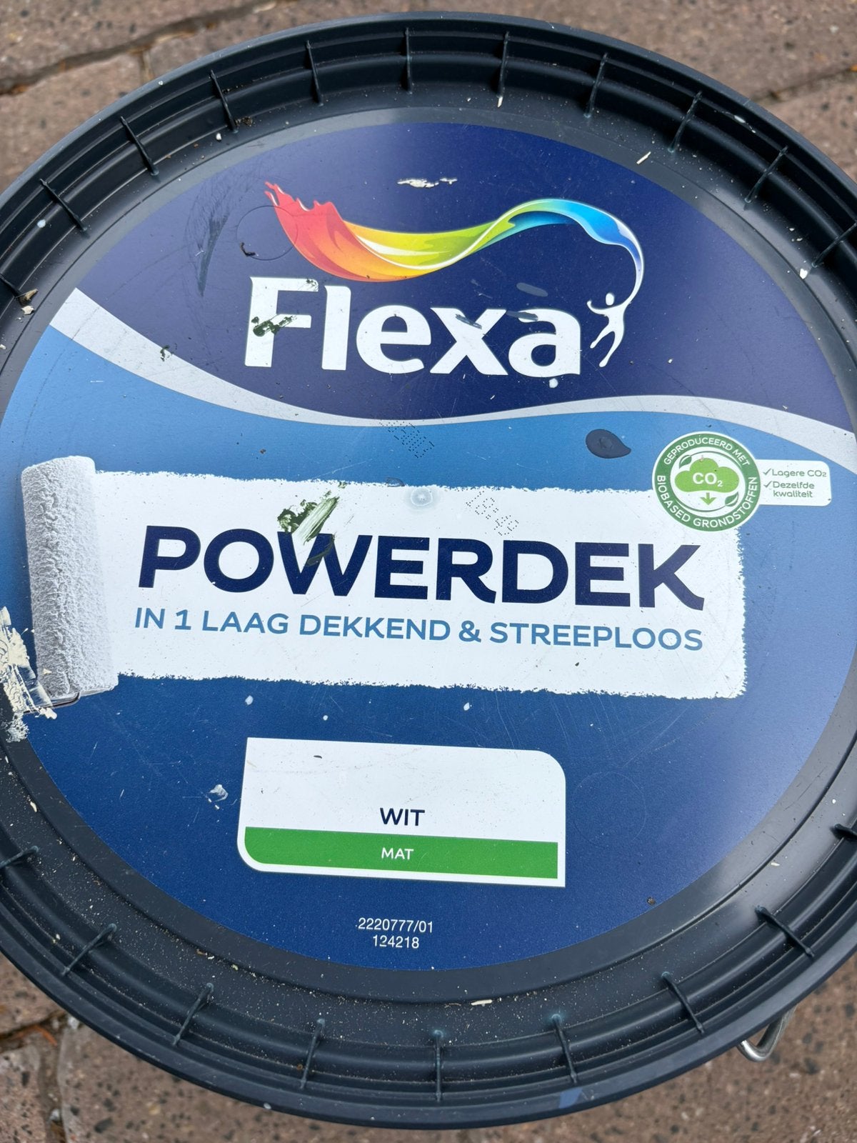 Flexa muurverf 10 liter wit, Ophalen, Wit, Nieuw, Verf