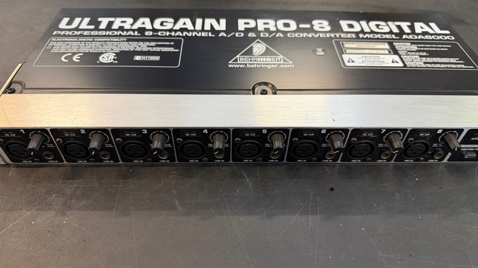Behringer Ultragian Pro-8  digital, Ophalen of Verzenden, Zo goed als nieuw