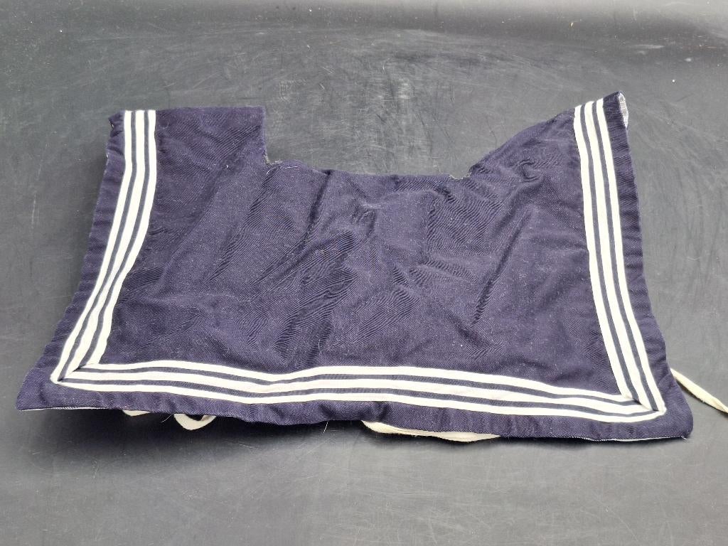 oude marine kraag, 1950, Ophalen of Verzenden, Marine, Overige gebieden, Kleding of Schoenen