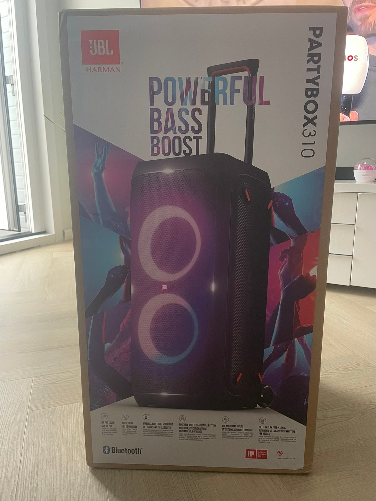 JBL Partybox 310 - NIEUW met 2 jaar garantie!, JBL, Party speaker, Nieuw, Bluetooth
