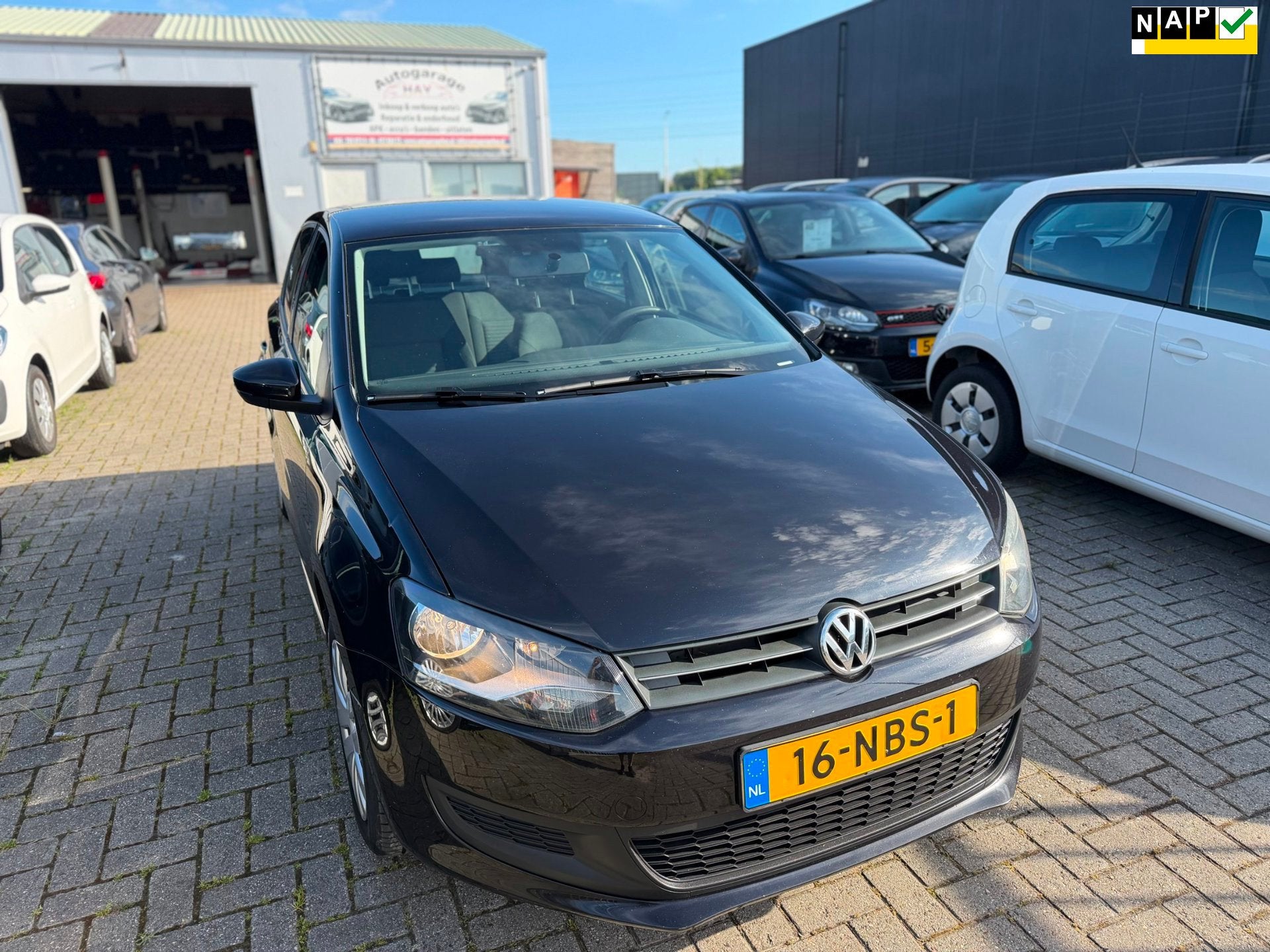 Volkswagen Polo 1.4-16V Comfortline, Auto's, Voorwielaandrijving, 86 pk, 4 cilinders, Zwart