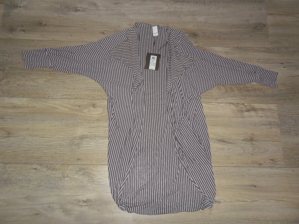 VILA Bruin/Beige Gestreept Vest Maat XL (NIEUW + KAARTJE), Beige, Vila, Maat 46/48 (XL) of groter, Nieuw