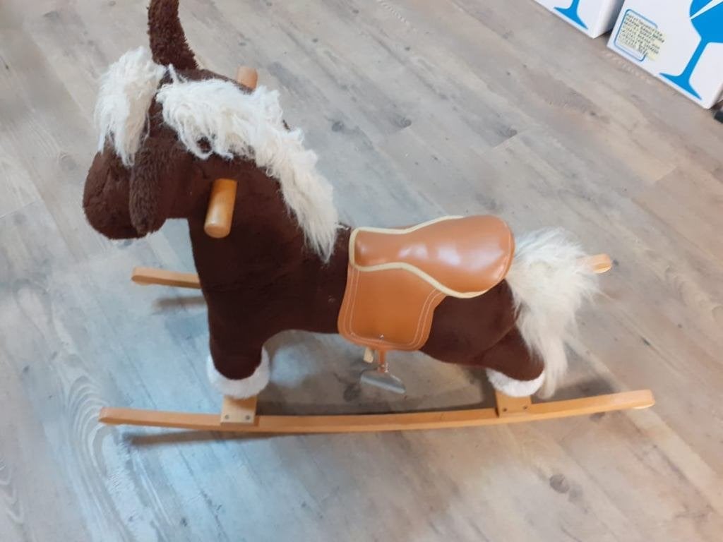 Mooi antiek hobbelpaard / schommelpaard jaren 70, Antiek en Kunst, Ophalen