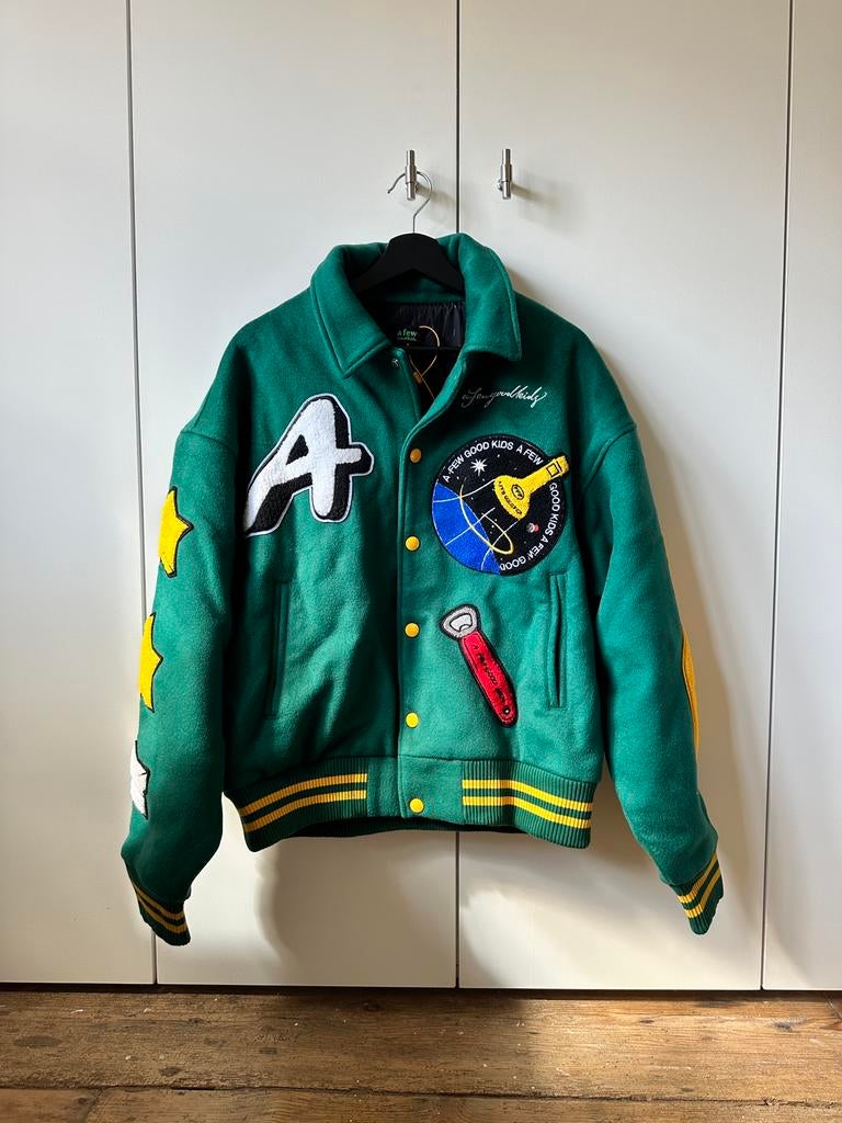 Nieuwe Doncare Varsity Jacket - Maat M, Ophalen, Nieuw, Maat 48/50 (M), Groen