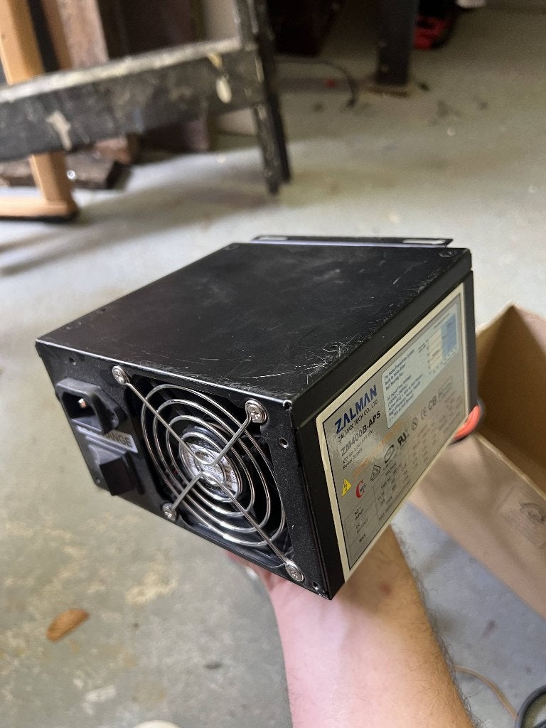 Zalman ZM400B-APS 400W ATX PC Voeding – Werkend, Ophalen, Gebruikt