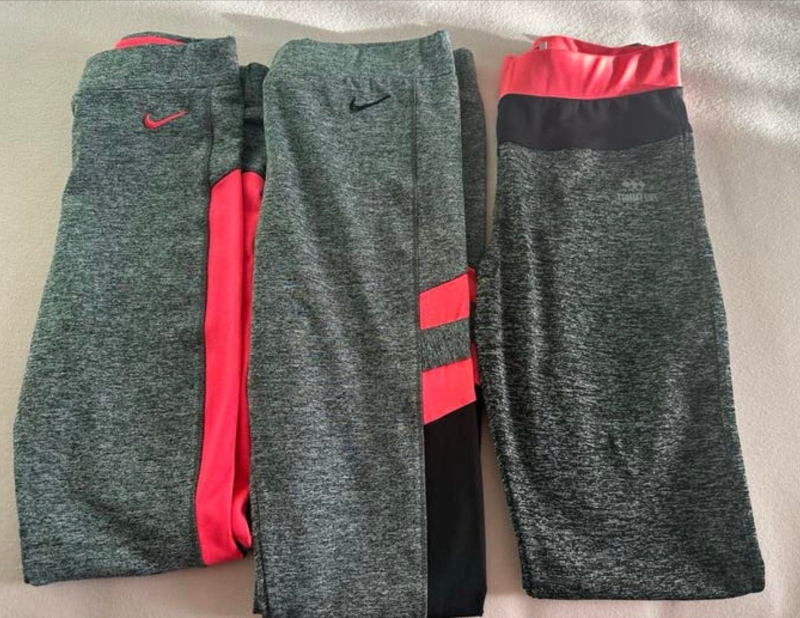 Set van 3 Leggings (Nike, Tommy Life, Onbekend) - Maat S, Legging, Maat 36/38 (S), Meerkleurig, Ophalen of Verzenden