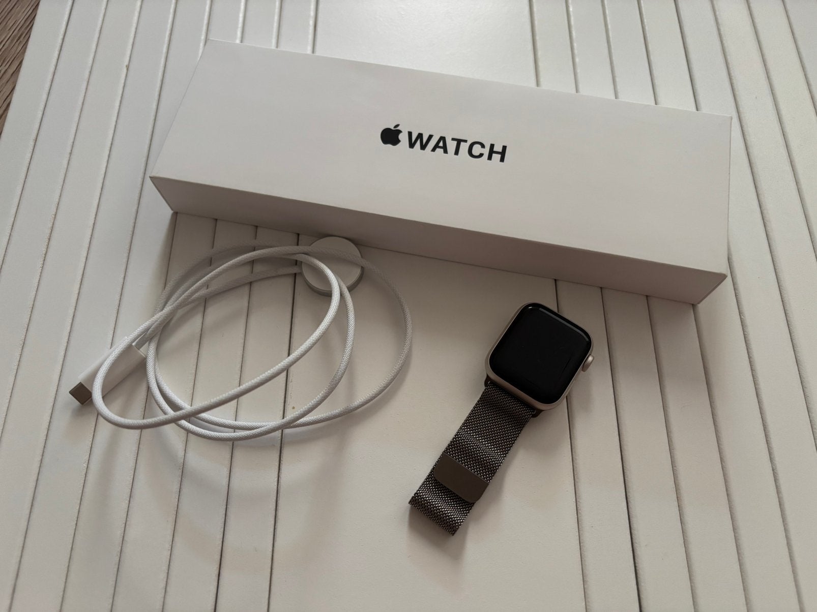 Apple Watch SE 3, Sieraden, Tassen en Uiterlijk, Smartwatches, Ophalen, IOS, Zo goed als nieuw, Waterdicht