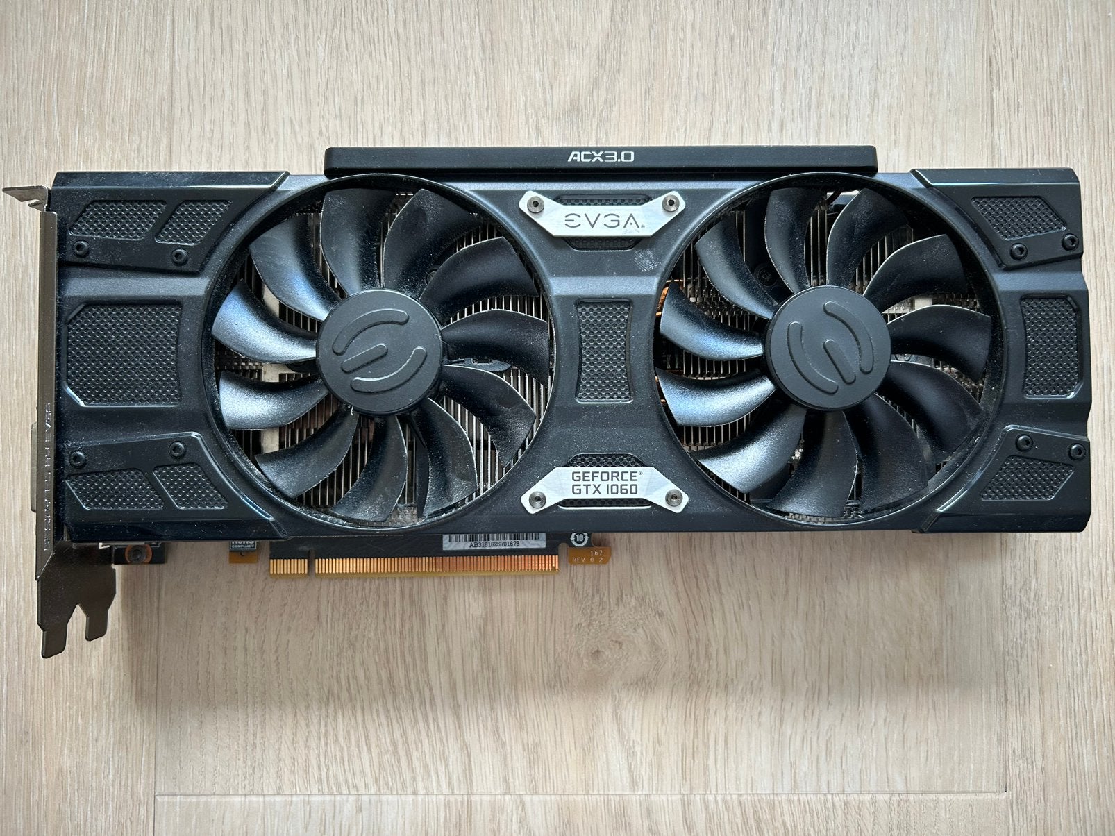 EVGA GeForce GTX 1060 SSC Gaming ACX 3.0 6GB, Computers en Software, Ophalen, PCI-Express 3, Gebruikt, HDMI