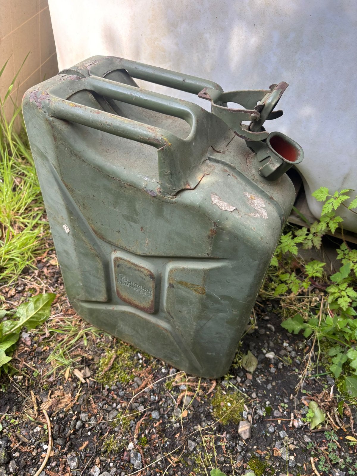 Leger jerrycan brandstof tank 20 liter, Ophalen, Landmacht, Nederland