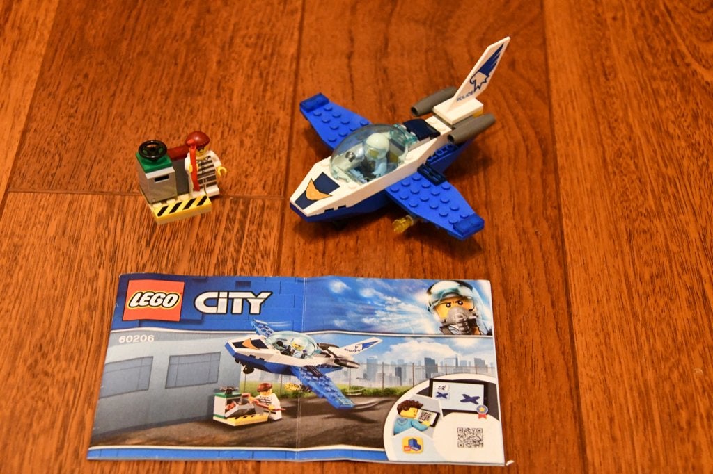 LEGO City Luchtpolitie Vliegtuigpatrouille - 60206, City, Lego, Ophalen of Verzenden, Complete set