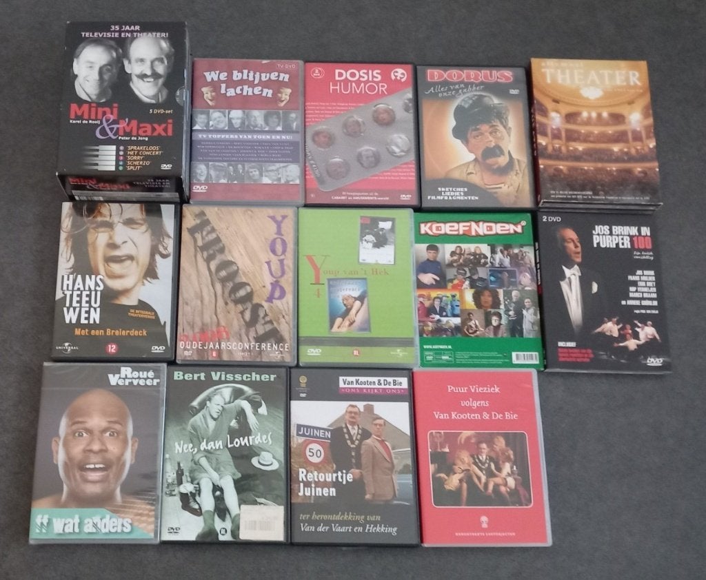 Nederlandse cabaret dvd's, Cd's en Dvd's, Stand-up of Theatershow, Alle leeftijden, Zo goed als nieuw, Ophalen of Verzenden