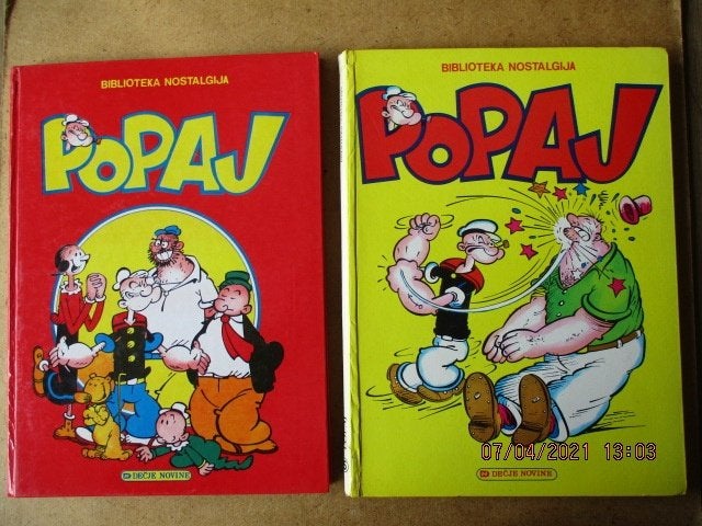 adv0800 popeye hc joegoeslavisch, Eén stripboek, Ophalen, Gelezen