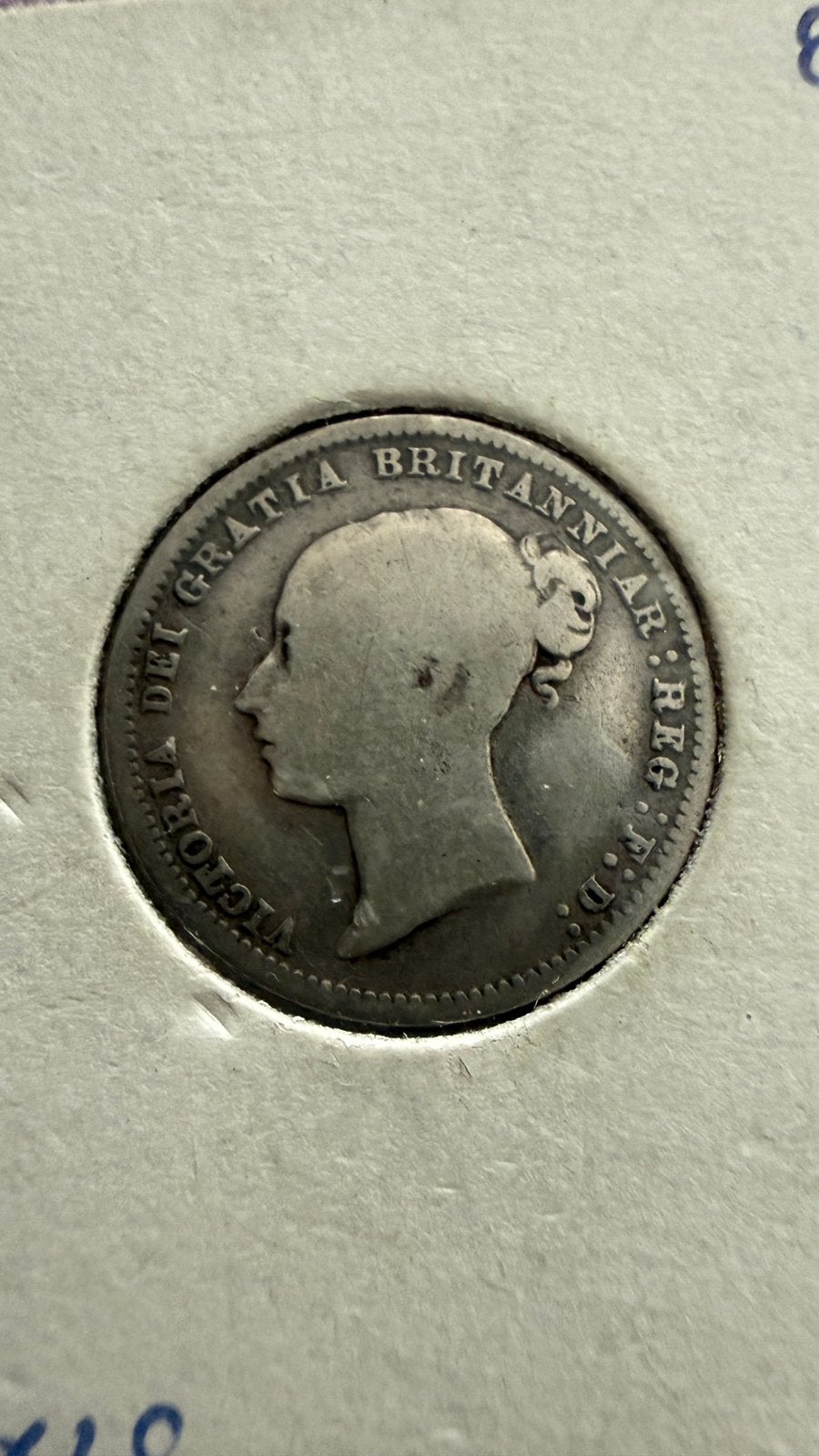 1873 Victoria Sixpence Silver Coin, Verzenden, Overige landen
