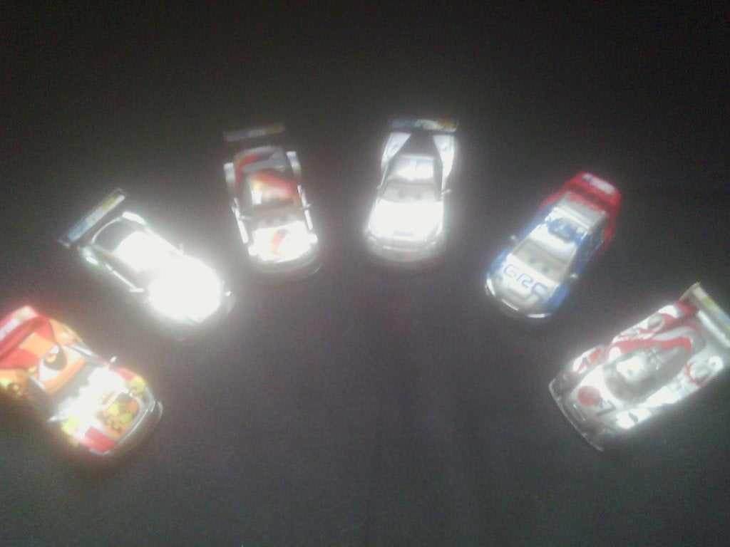 Disney Cars 2 Auto's        Silverline Racers (5 stuks), Ophalen of Verzenden, Zo goed als nieuw