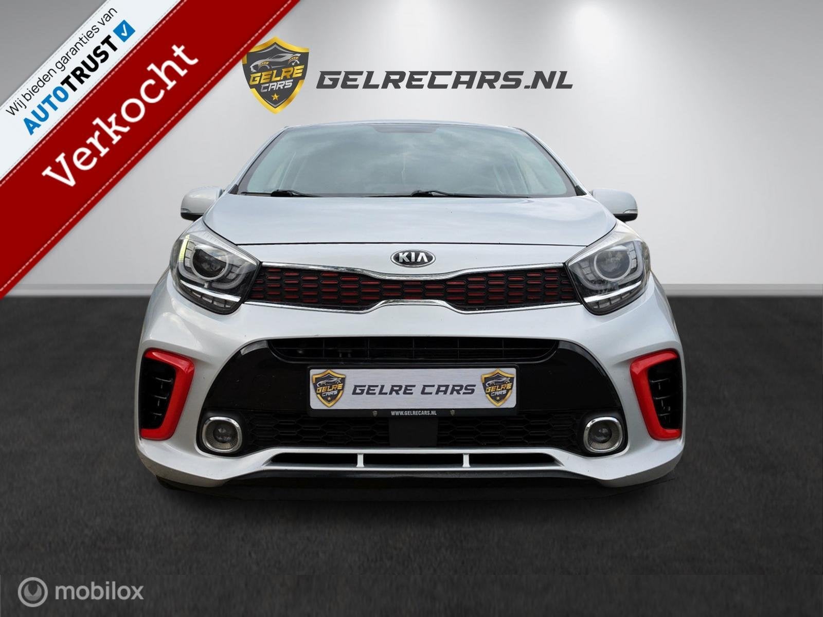 Kia Picanto 1.2 CVVT GT-Line TOPSTAAT, Voorwielaandrijving, Gebruikt, Zwart, 4 cilinders