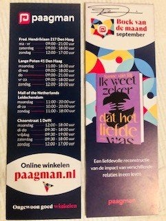 Gesigneerd door Tommy Wieringa Paagman boekenlegger, Verzamelen, Ophalen of Verzenden, Nieuw, Overige onderwerpen