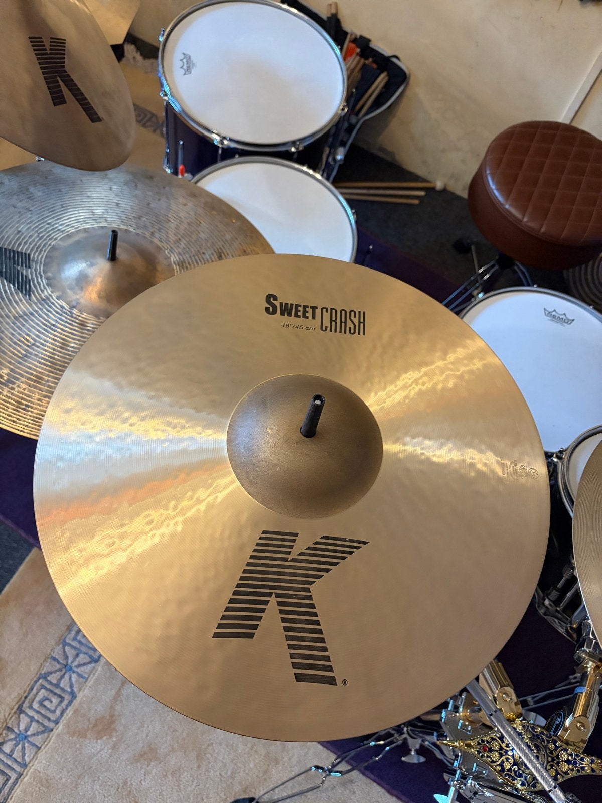 18” Zildjian K Sweet Crash 2023 400th Anniversary 1194g, Muziek en Instrumenten, Usa, Bekkens@hermanJager.nl, Drums of Percussie
