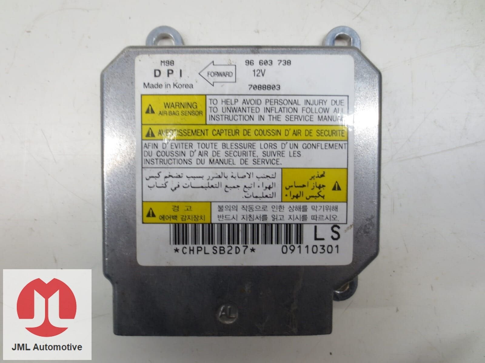 COMPUTER MODULE AIRBAG CHEVROLET MATIZ, Gebruikt, -, Ophalen of Verzenden, -