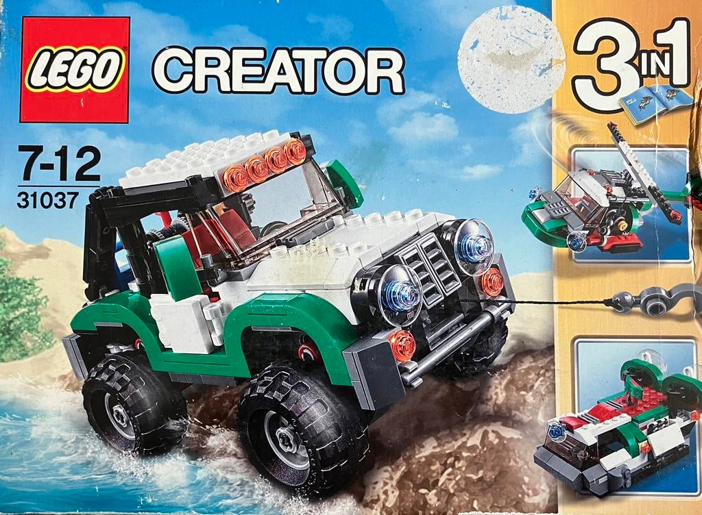 LEGO set 31037 met 3 voertuigen in nog ongeopende doos, Lego, Nieuw, Ophalen of Verzenden, Inclusief doos