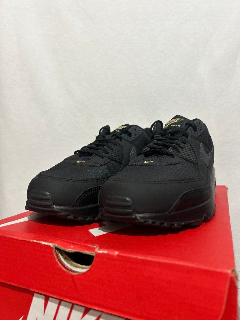 BIJNA NIEUW! Maat 47,5 - Nike Air Max 90 Black Buff Gold, Kleding | Heren, Verzenden, Nike, Zo goed als nieuw, Nike