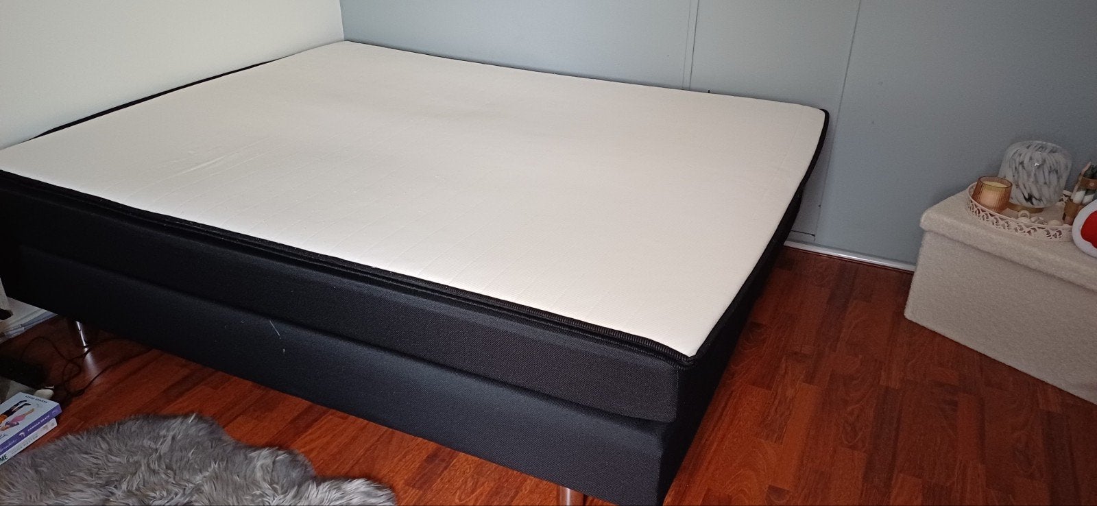 tweepersoons bed, Ophalen of Verzenden, Tweepersoons, Hout, 160 cm