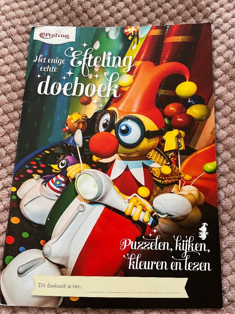 Efteling Doe boek, Verzamelen, Efteling, Ophalen of Verzenden, Nieuw, Overige typen