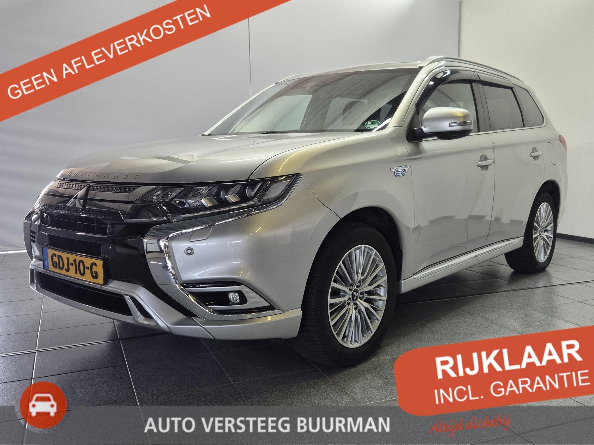 Mitsubishi Outlander 2.4 PHEV Intense+ Automaat / Luxe Leder, Automaat, 12 maanden, 4 cilinders, Plug-in hybride