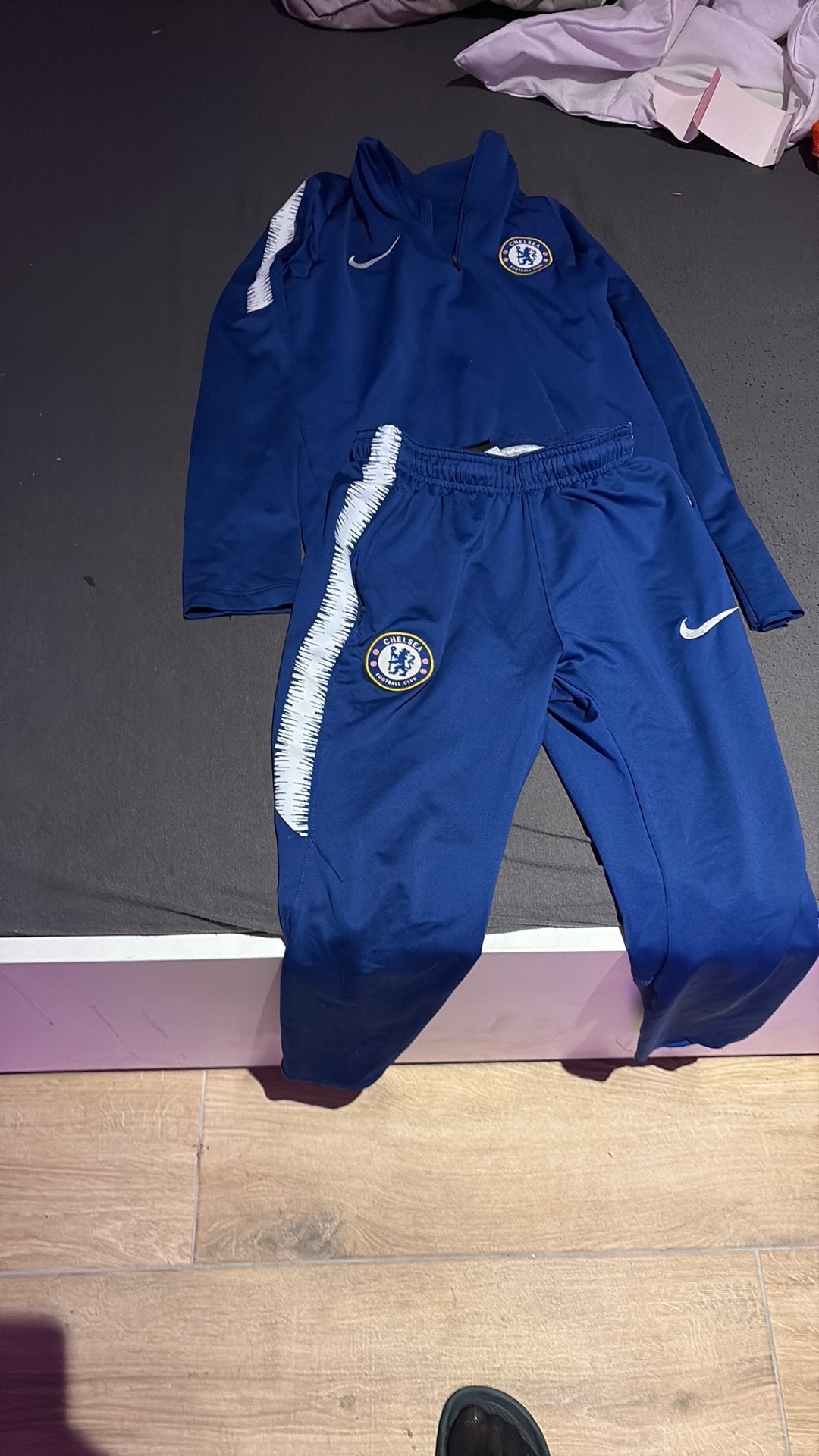 Chelsea pak, Ophalen of Verzenden, Zo goed als nieuw, Blauw, Voetbal