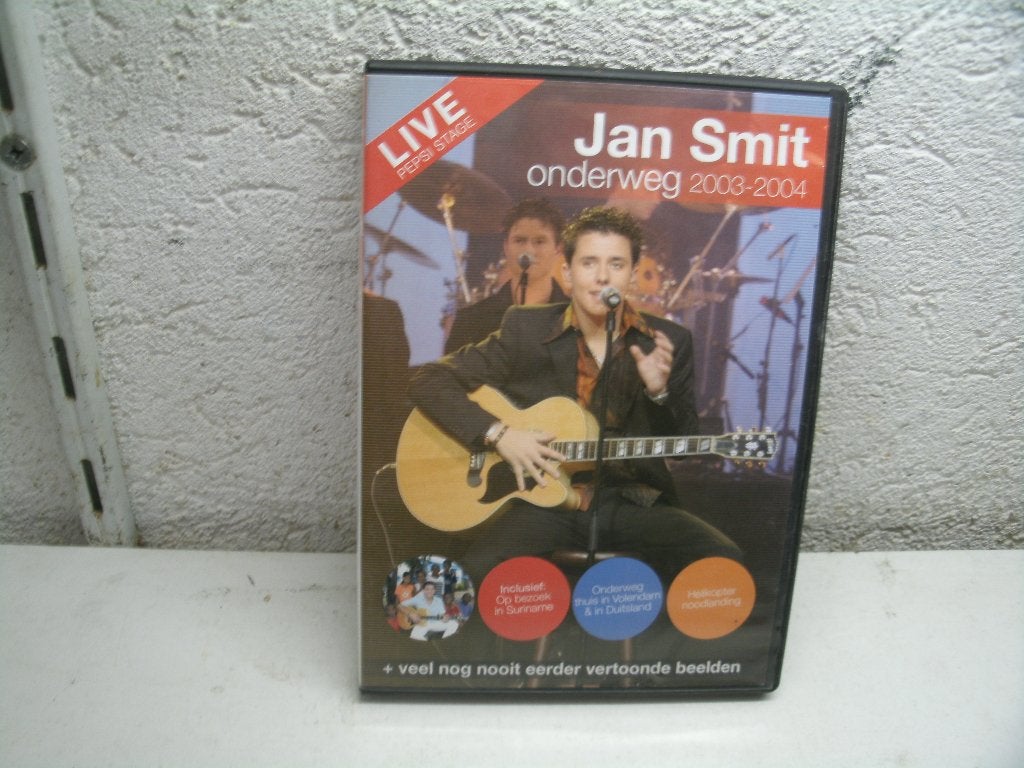 dvd 195b jan smit onderweg 2003-2004 live, Alle leeftijden, Ophalen of Verzenden, Zo goed als nieuw