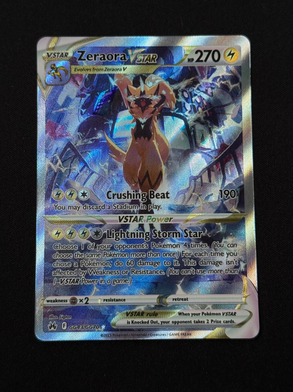 Zeraora Vstar GG43, Ophalen of Verzenden, Zo goed als nieuw