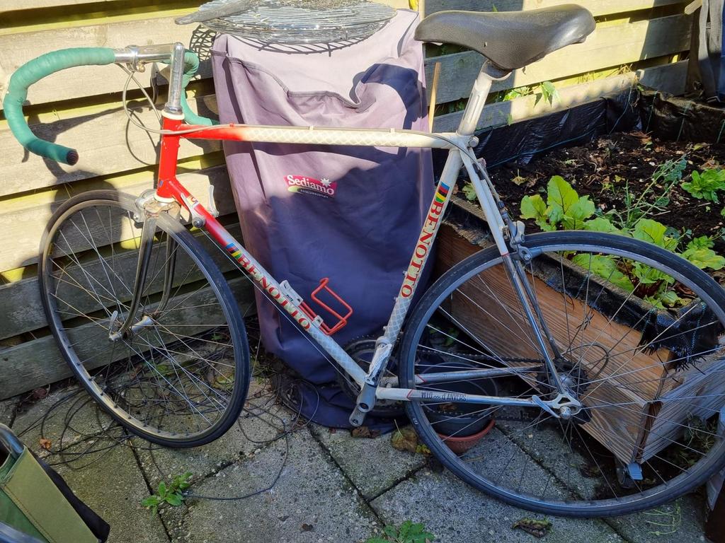 Benotto Modelo 3000 Columbus frame + vork, Fietsen en Brommers, Fietsen | Racefietsen, 28 inch, Gebruikt, Heren, 53 tot 57 cm