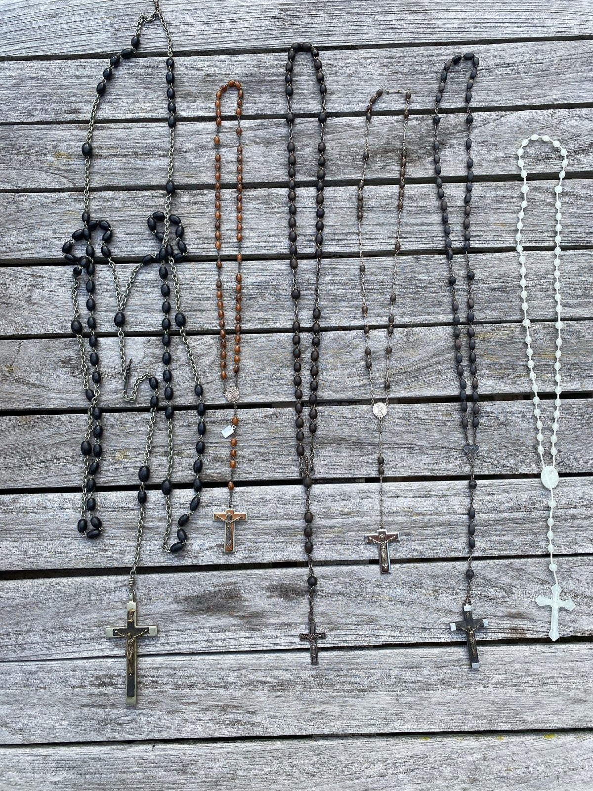 Diverse Rozenkransen - Vintage Collectie (6 stuks), Antiek en Kunst, Ophalen of Verzenden