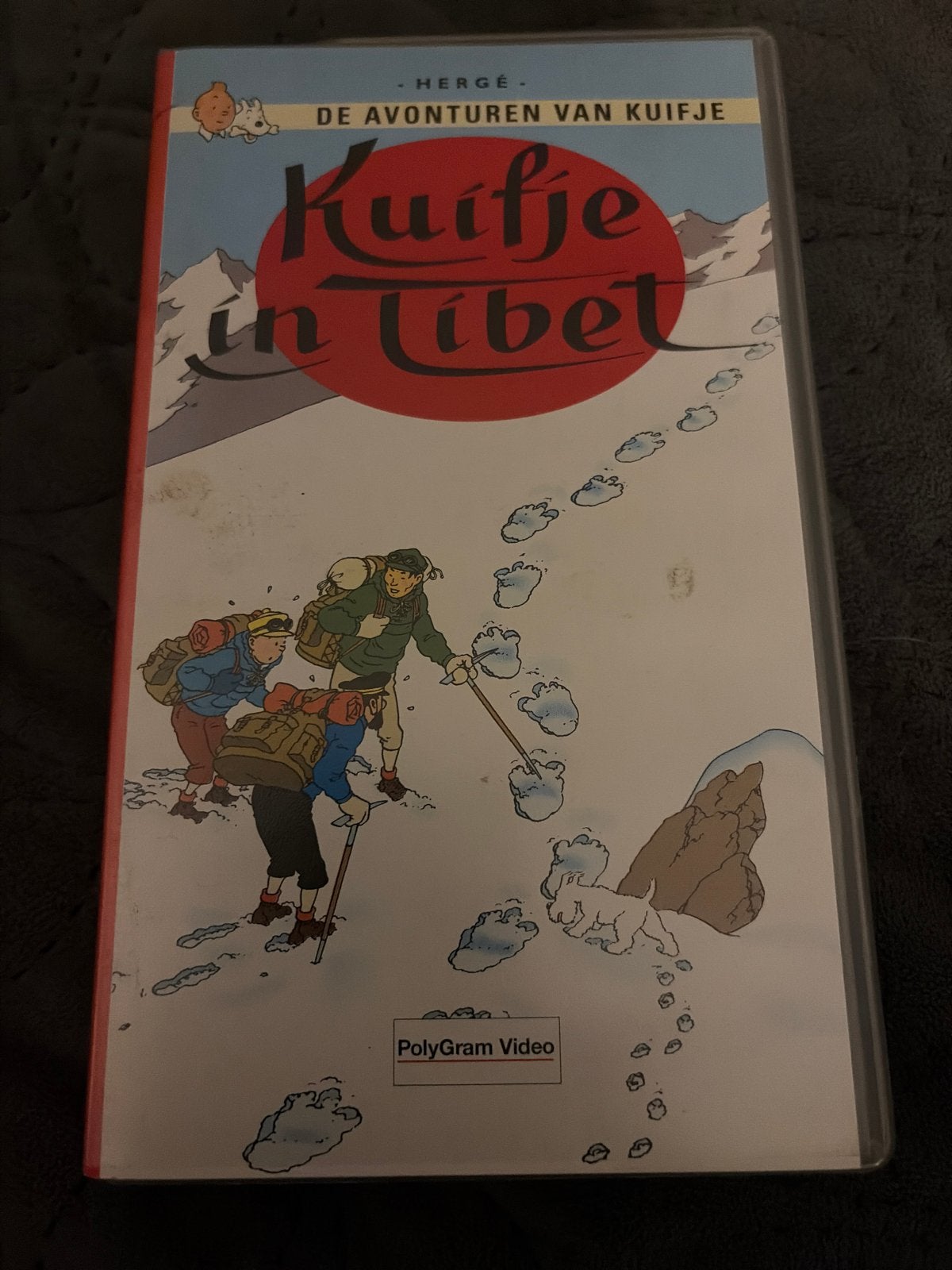 Kuifje in Tibet VHS videoband, Cd's en Dvd's, Gebruikt, Alle leeftijden, Actie en Avontuur, VHS